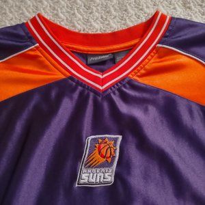 Vintage~XXL~Phoenix Suns NBA Basketball~Throwback Jersey~Purple/Orange